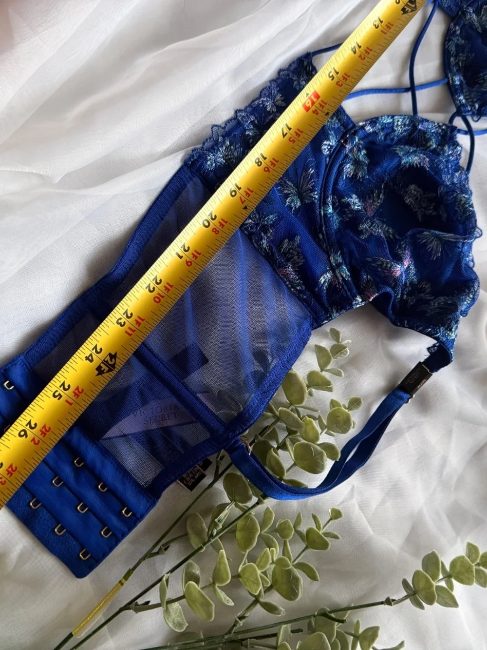 Victoria's Secret | Very Sexy Butterfly Embroidery Corset Bra Top